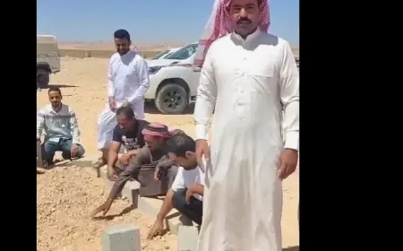 بالفيديو.. رائحة المسك تخرج من قبر الشهيد الجازي