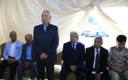 مندوبا عن الملك وولي العهد..العيسوي يعزي عشيرتي الارتيمة والقهيوي