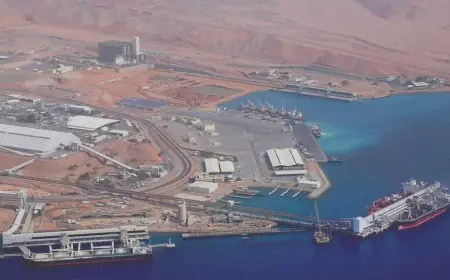 1238 باخرة رست على أرصفة ميناء العقبة الجديد