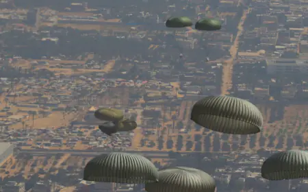 الأردن ينفذ إنزالا جويا جديدا على غزة