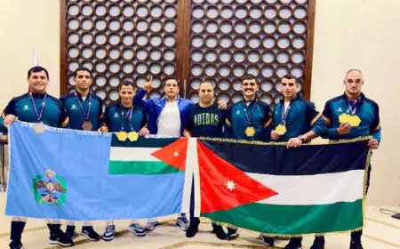 فريق الأمن العام للجوجتسو يحصد نتائج مميزة في بطولة الدوحة الإقليمية