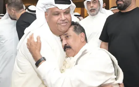 بالفيديو.. الفنان عبدالله رويشد يعود إلى الكويت بعد رحلة علاج طويلة