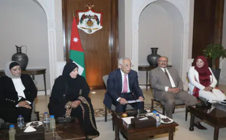 رئيس الديوان الملكي يلتقي وفدا من أعضاء مجالس محلية ومخاتير ووجهاء