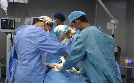 16 عملية جراحية يجريها الميداني الأردني جنوب قطاع غزة يوميا