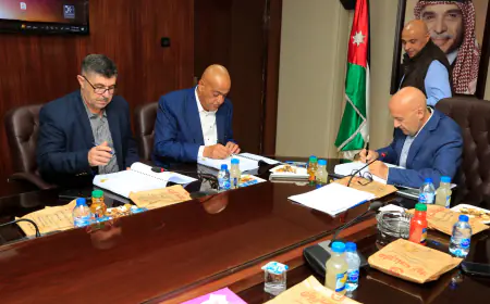 المياه توقيع اتفاقية تنفيذ الحزمة  الخامسة  ضمن مشروع تأهيل أنظمة مياه دير علا والكرامة بقيمة 10,6 مليون دولار