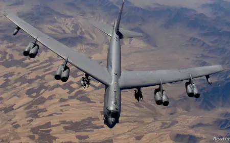 قاذفات بي-52 الأمريكية تصل الشرق الأوسط لحماية إسرائيل