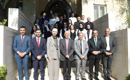 العيسوي يلتقي وفدا من جامعة العلوم التطبيقية الخاصة وشباب عجلون
