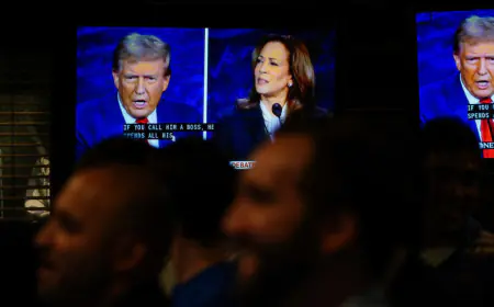 تحديث ترامب يتقدم  بـ   247 صوتا مقابل  210 لـ  هاريس.. نتائج أولية