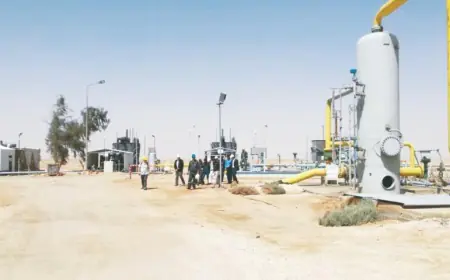 الأردن ومصر يناقشان ربط حقل الريشة بخط الغاز العربي