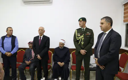 مندوبا عن الملك وولي العهد.. العيسوي يعزي آل مشربش وعبدالنور والحناينة