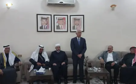 مندوبا عن الملك وولي العهد.. العيسوي يعزي عشيرة الشريدة