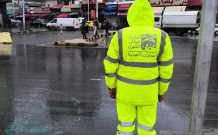 للتعامل مع الحالة الجوية.. الأمانة تعلن حالة الطوارئ المتوسطة