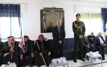 مندوبا عن الملك وولي العهد.. العيسوي يعزي عشيرتي المحيسن وأبو سويلم