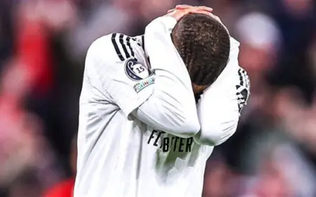 شاهد.. فيديو صادم لمبابي بين لاعبي ريال مدريد