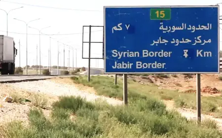 إغلاق معبر جابر على الحدود مع سوريا