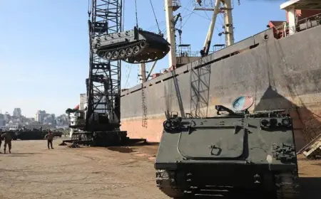 الأردن يرسل سفينة تحمل مساعدات عسكرية للجيش اللبناني