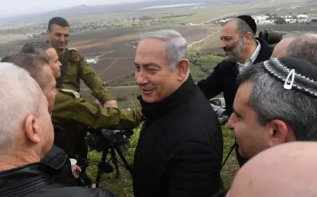 نتنياهو: هضبة الجولان ستبقى إسرائيلية إلى الأبد