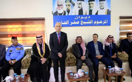 مندوبا عن الملك وولي العهد.. العيسوي يعزي عشيرتي الشوابكة والحامد