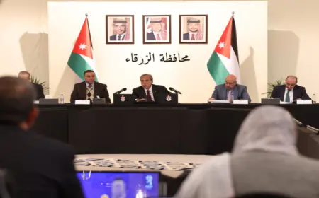 رئيس الوزراء يوجه البدء بخطة ترويجية لمشروع مدينة الزرقاء الصناعية