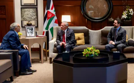 الملك يستقبل رئيس مجلس النواب العراقي