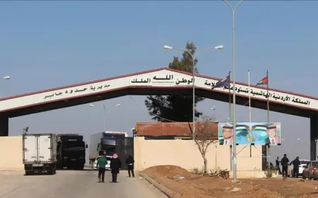 شركات التخليص: إعادة فتح معبر جابر سيخفف خسائر قطاع النقل والتجارة