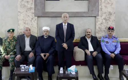 مندوبا عن الملك وولي العهد.. العيسوي يعزي عشيرة المريان