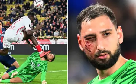 بالفيديو.. لاعب موناكو يعتذر بعد أن مزق وجه  دوناروما