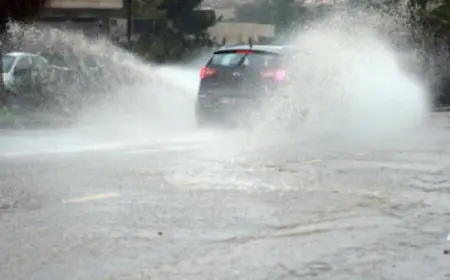 السلط تسجل أعلى كمية هطول مطري خلال الـ30 ساعة الماضية