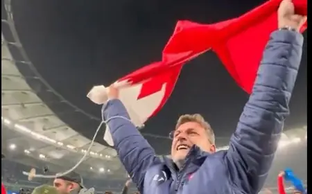 بالفيديو.. تالاييتش مدرب البحرين يحتفل بعد تأهل المنتخب لنهائي خليجي26
