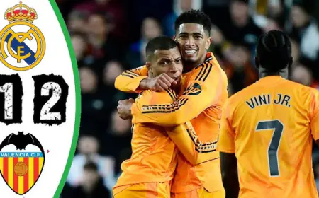 بالفيديو.. طرد وأهداف وأحداث مثيرة في لقاء ريال مدريد ضد فالنسيا