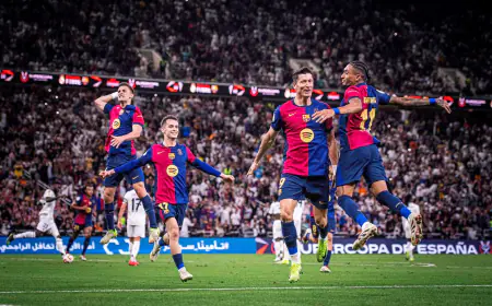 لمن فاته المشاهدة.. إليكم أهداف برشلونة الـ 5 في شباك ريال مدريد