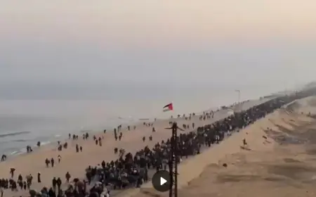 بالفيديو..مشهد عودة النازحين إلى شمال غزة  تتحطم أمامه أوهام الإحتلال