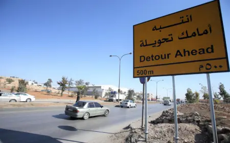 تحويلات مرورية..إغلاق جسر مدخل المطار بدءا من الثلاثاء
