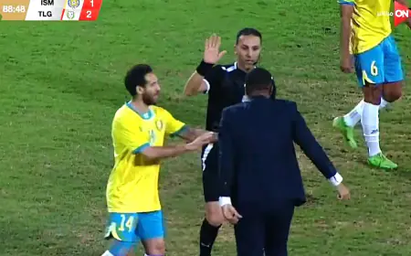 بالفيديو.. اعتداء على حكم في مباراة بالدوري المصري