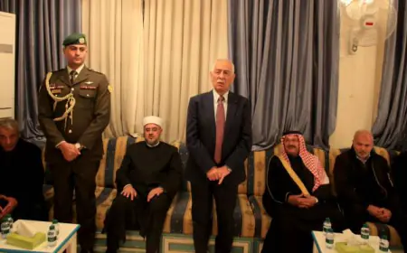 مندوبا عن الملك وولي العهد.. العيسوي يعزي الزبن والجازي والحديد