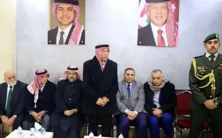 العيسوي ينقل تعازي الملك وولي العهد لعشائر العليمات