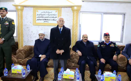 مندوبا عن الملك وولي العهد.. العيسوي يعزي عشيرتي الصمادي والقادري