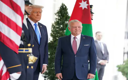 رويترز تقر بنقلها تصريحا مضللا على لسان الملك خلال لقائه مع ترامب في 11 شباط