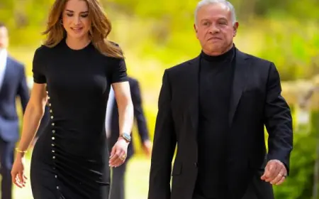 الملك والملكة في.. العقبة