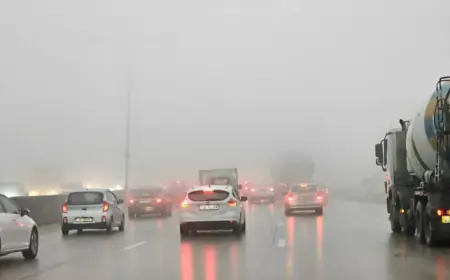 إدارة السير تحذر من تدني مدى الرؤية على طريق المطار