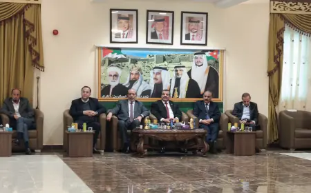 الحزب الوطني الإسلامي في ضيافة مجموعة من شباب محافظة الكرك