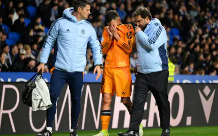 بالفيديو.. بكاء وانهيار نجم ريال مدريد بسبب الإصابة