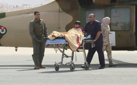 بالفيديو.. الأردن يبدأ بإجلاء الدفعة الأولى من ألفي طفل مريض من غزة