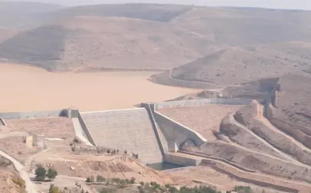 8 ملايين متر مكعب دخلت السدود من الأمطار خلال المنخفض الأخير