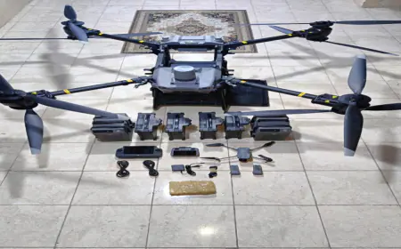 الجيش: إحباط محاولة تهريب مواد مخدرة بواسطة طائرة مسيرة