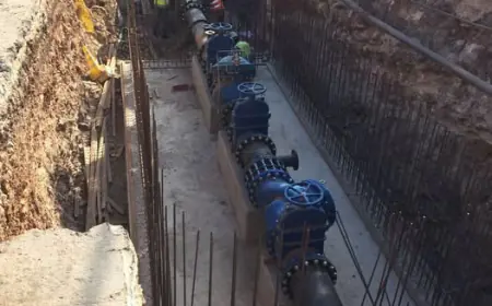 المياه تبدأ تنفيذ مشروع تحسين أنظمة مياه بني كنانة لخدمة 25 قرية