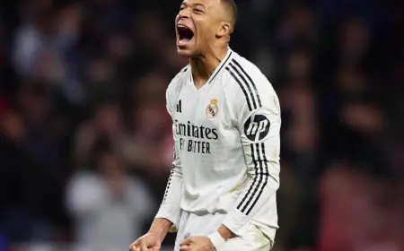 مبابي يقود ريال مدريد إلى صدارة الدوري الإسباني مؤقتا