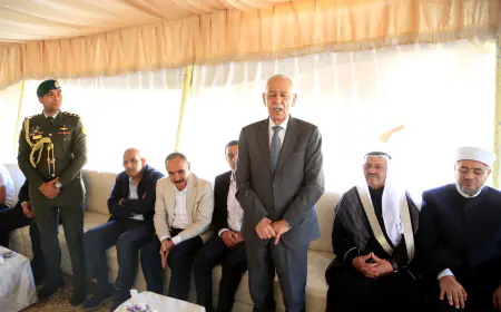 مندوبا عن الملك وولي العهد.. العيسوي يعزي العدوان وأبو الراغب