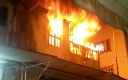 حريق في الوسط التجاري بمحافظة جرش دون تسجيل إصابات