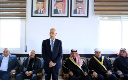 العيسوي يعزي البدارين وأبو سليم والدباس والبسطامي والطرزي والحياصات وبدوي